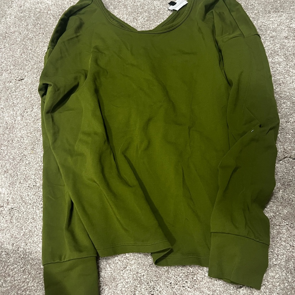 Green shirt